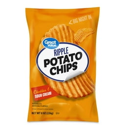 Great Value Cheddar & Sour Cream Potato Chips Party Size, 13 Great Value Cheddar & Sour Cream Potato Chips Party Size, 13