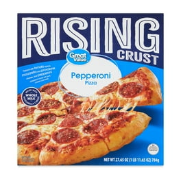 Great Value Deep Dish Pepperoni Pizza with a Zesty Red Tomato Sauce 2 Count 11.2oz Frozen