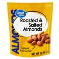 thumbnail image 1 of Great Value Roasted & Salted Almonds, 14 oz, 1 of 9