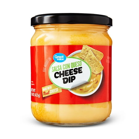 Great Value Salsa Con Queso Cheese Dip, 15 oz