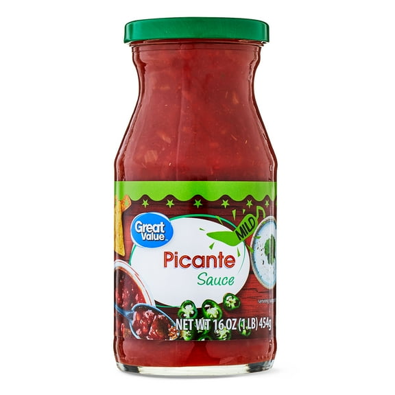 Great Value Salsa Picante Mild, 16 oz