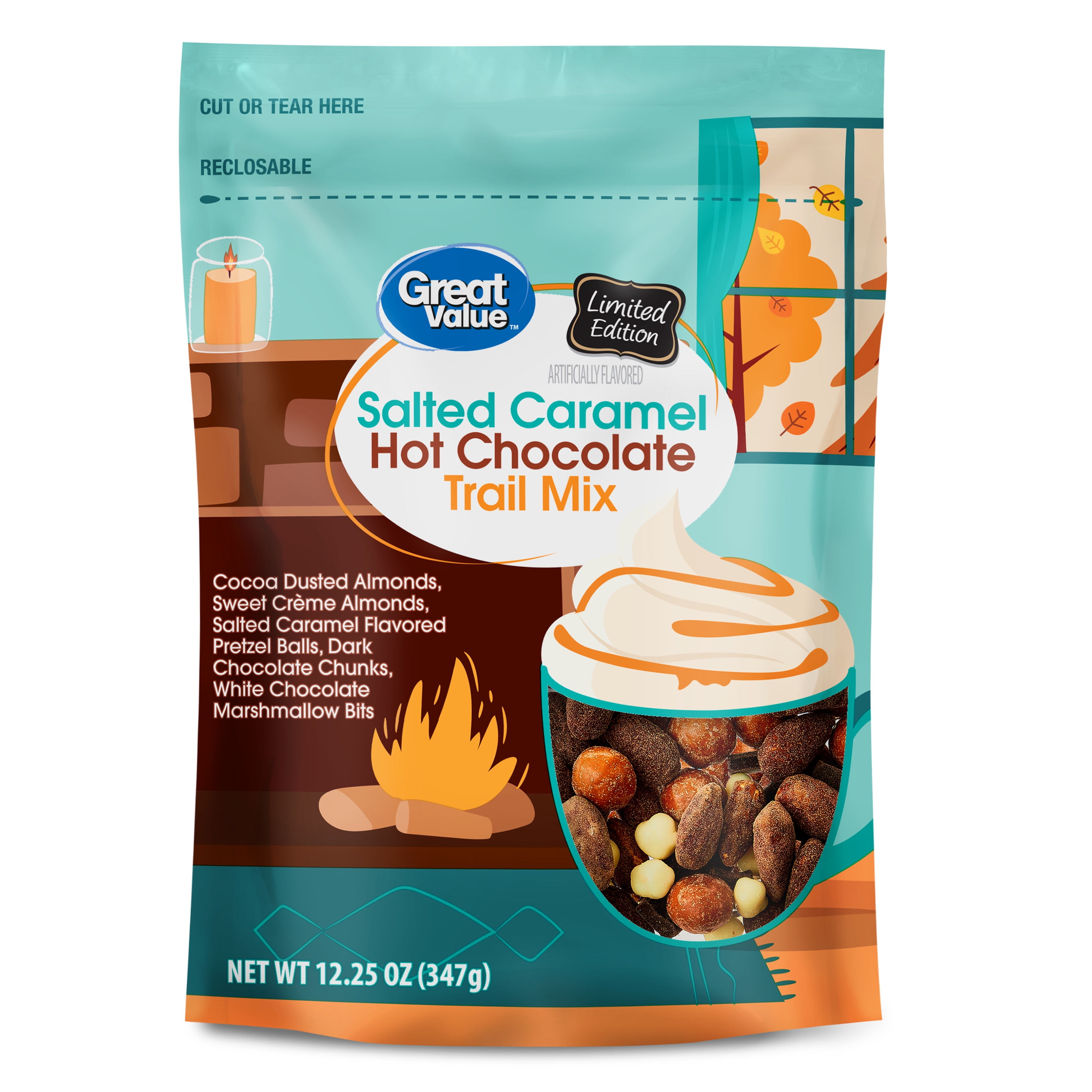 Great Value Salted Caramel Hot Chocolate Trail Mix, 12.5 oz