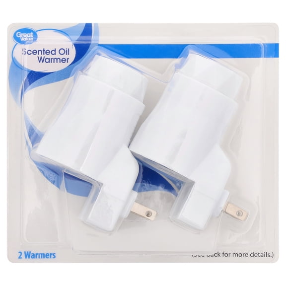 Great Value Scented Oil Plug-In Warmers, 2 Pack (Fragrance Not Included)