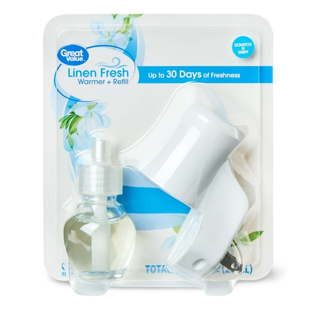 Great Value Scented Oils Warmers, Linen Fresh