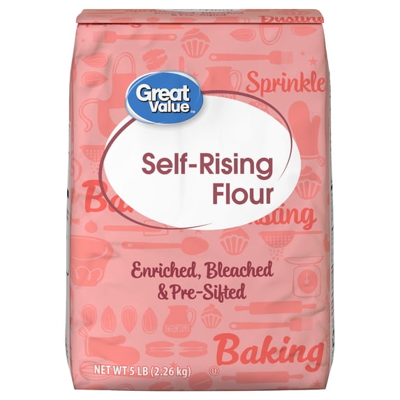 Great Value Self-Rising Flour, 5 lb Bag