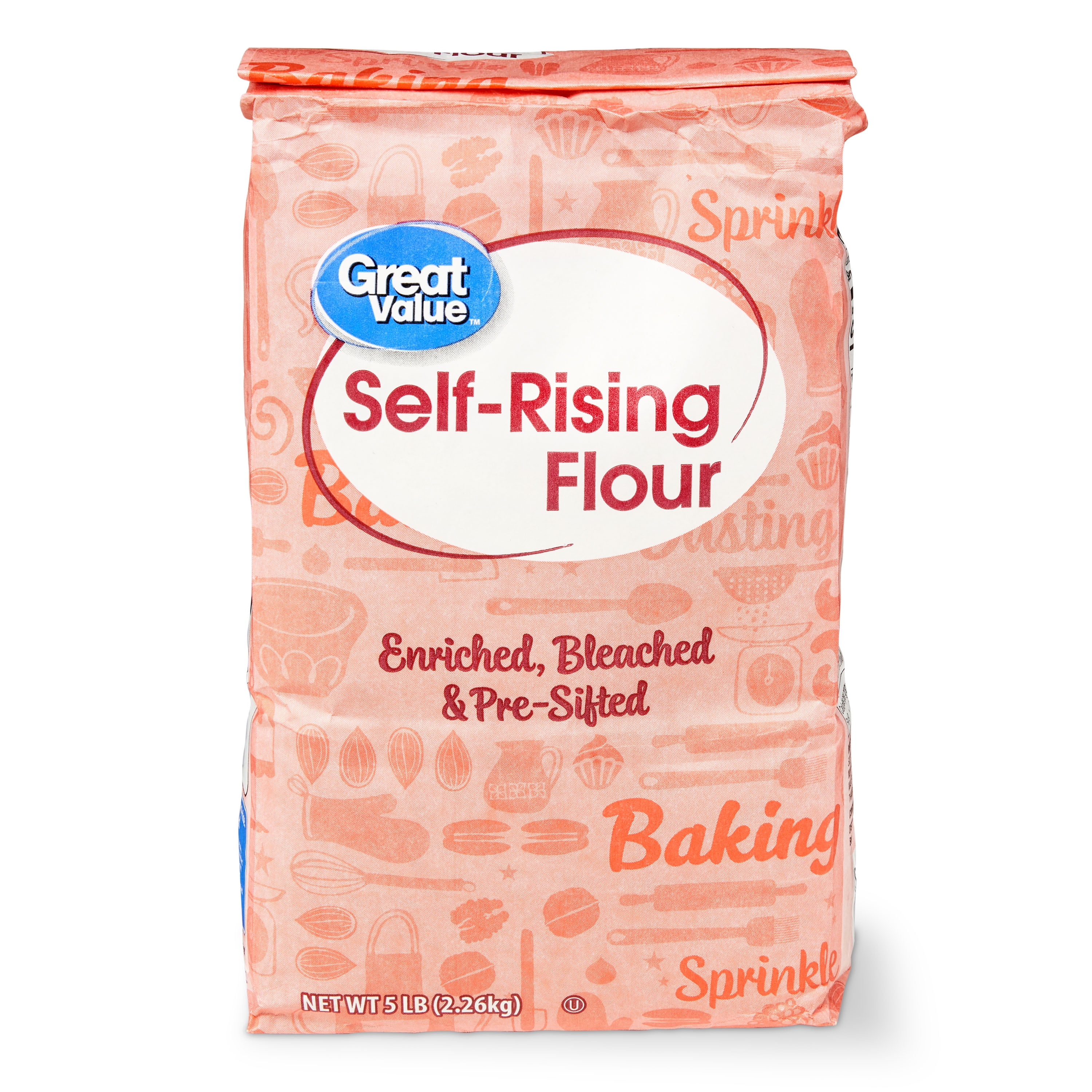 Great Value Self-Rising Flour, 5 lb Bag