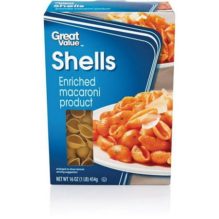 Great Value Shells 16 Oz