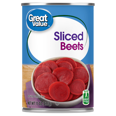 Great Value Sliced Beets, Gluten-Free, 15 oz