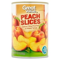 Great Value Sliced Peaches, 15.25 oz Can