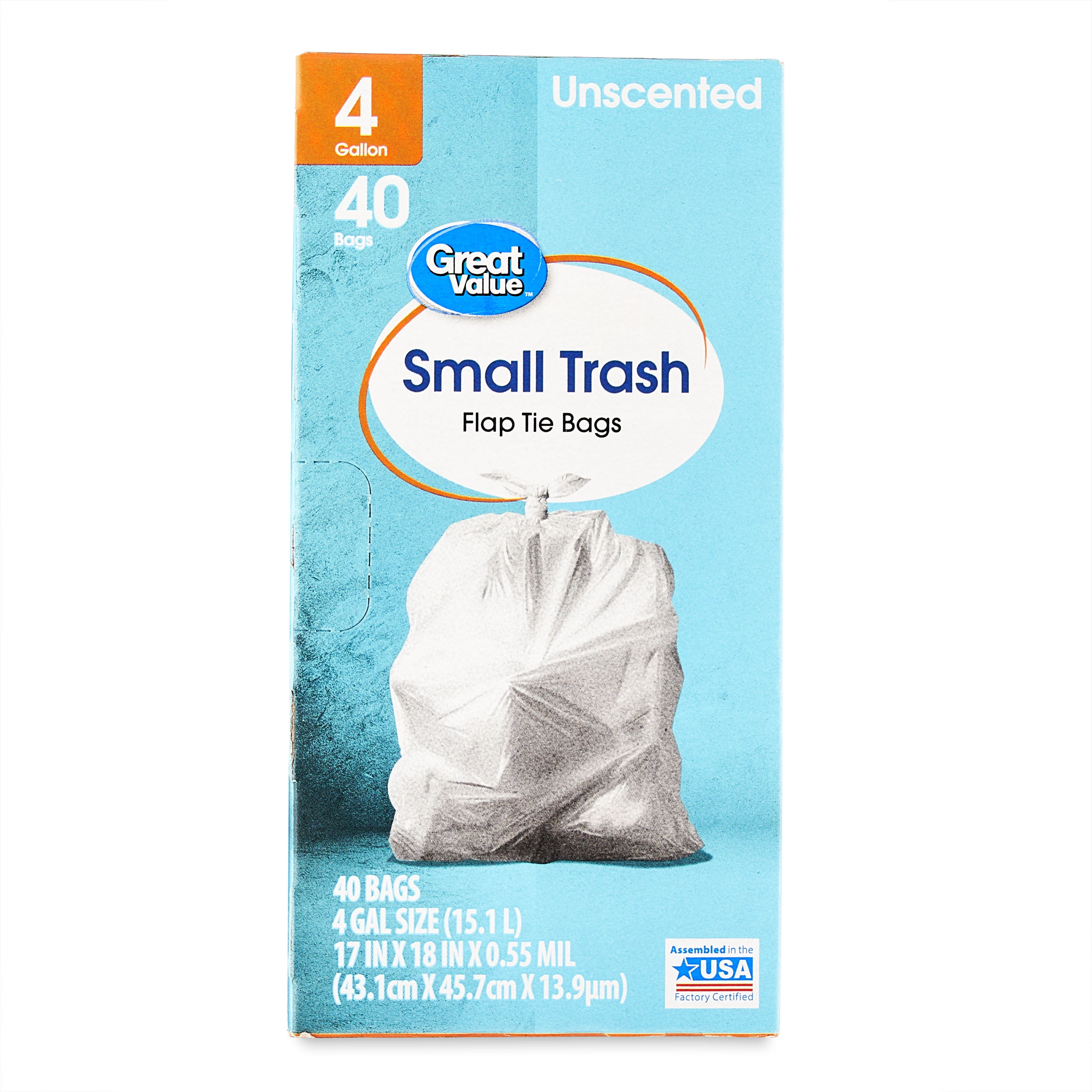 5 Rolls Small Trash Bags - 100 Counts Durable 4 Gallon Small Garbage Bags  for home office kitchen Ba…See more 5 Rolls Small Trash Bags - 100 Counts