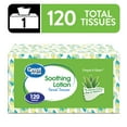 thumbnail image 1 of Great Value Soothing Lotion Facial Tissues, 1 Flat Carton, 120 Tissues per Flat, 3-Ply, Compare to Kleenex®, 1 of 6
