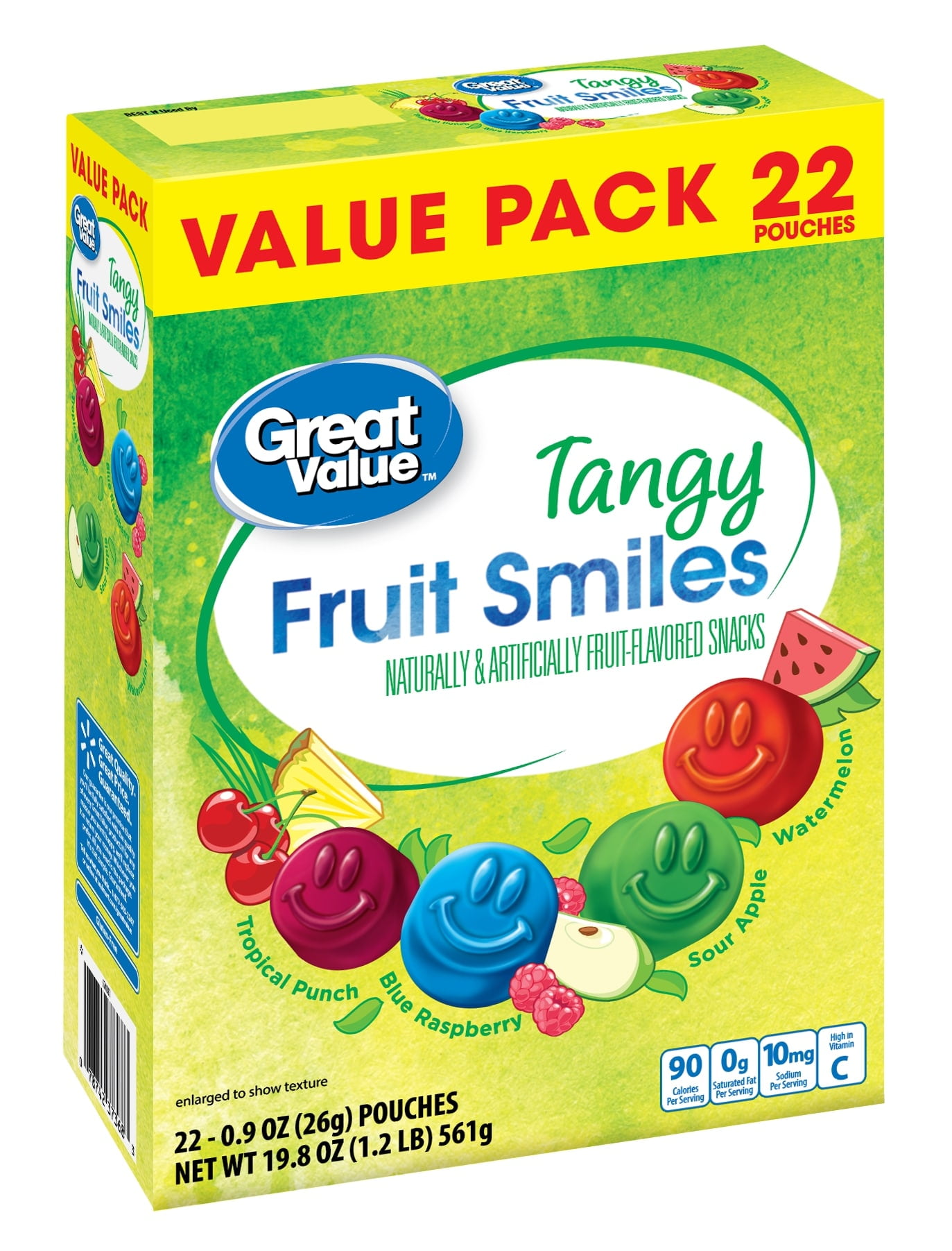 Great Value Sour 22ct Fruit Snack