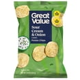 thumbnail image 1 of Great Value Sour Cream and Onion Potato Chips, 7.75 oz Bag, 1 of 11