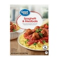 thumbnail image 1 of Great Value Spaghetti and Meatballs, 28 oz (Frozen), 1 of 8