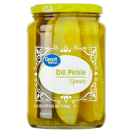 Great Value Spears Dill Pickle Fresh Pack, 24 fl oz