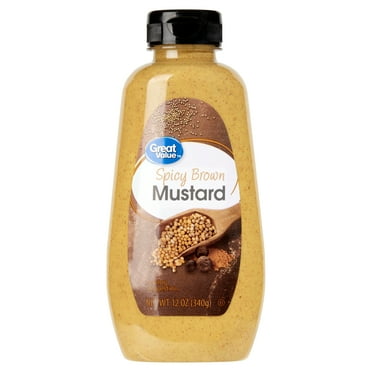 Great Value Spicy Brown Mustard, 12 oz