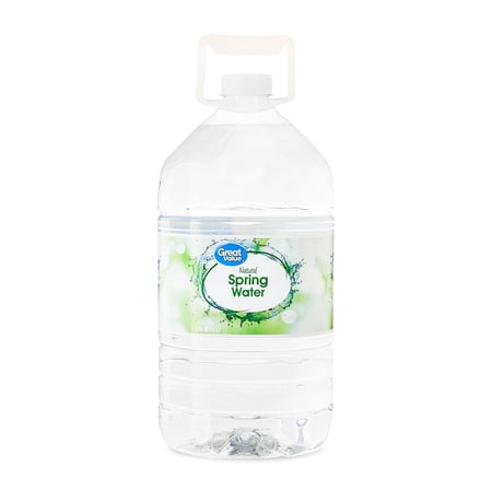 Great Value Natural Spring Water, 1 Gallon