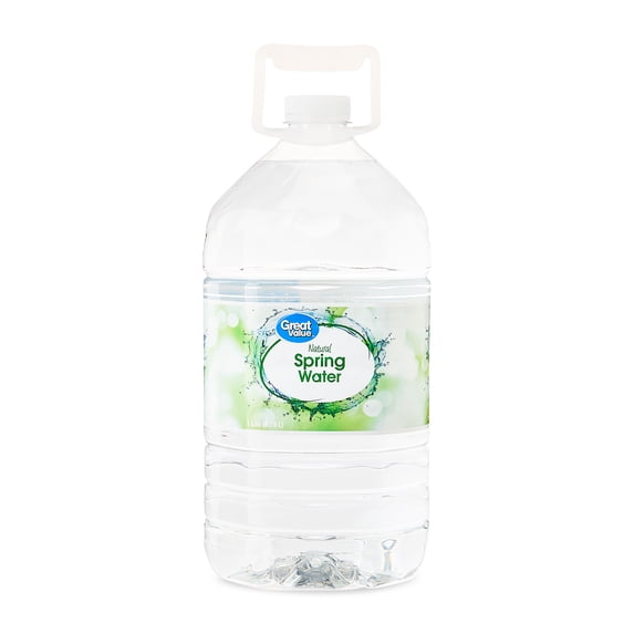 Great Value Natural Spring Water, 1 Gallon