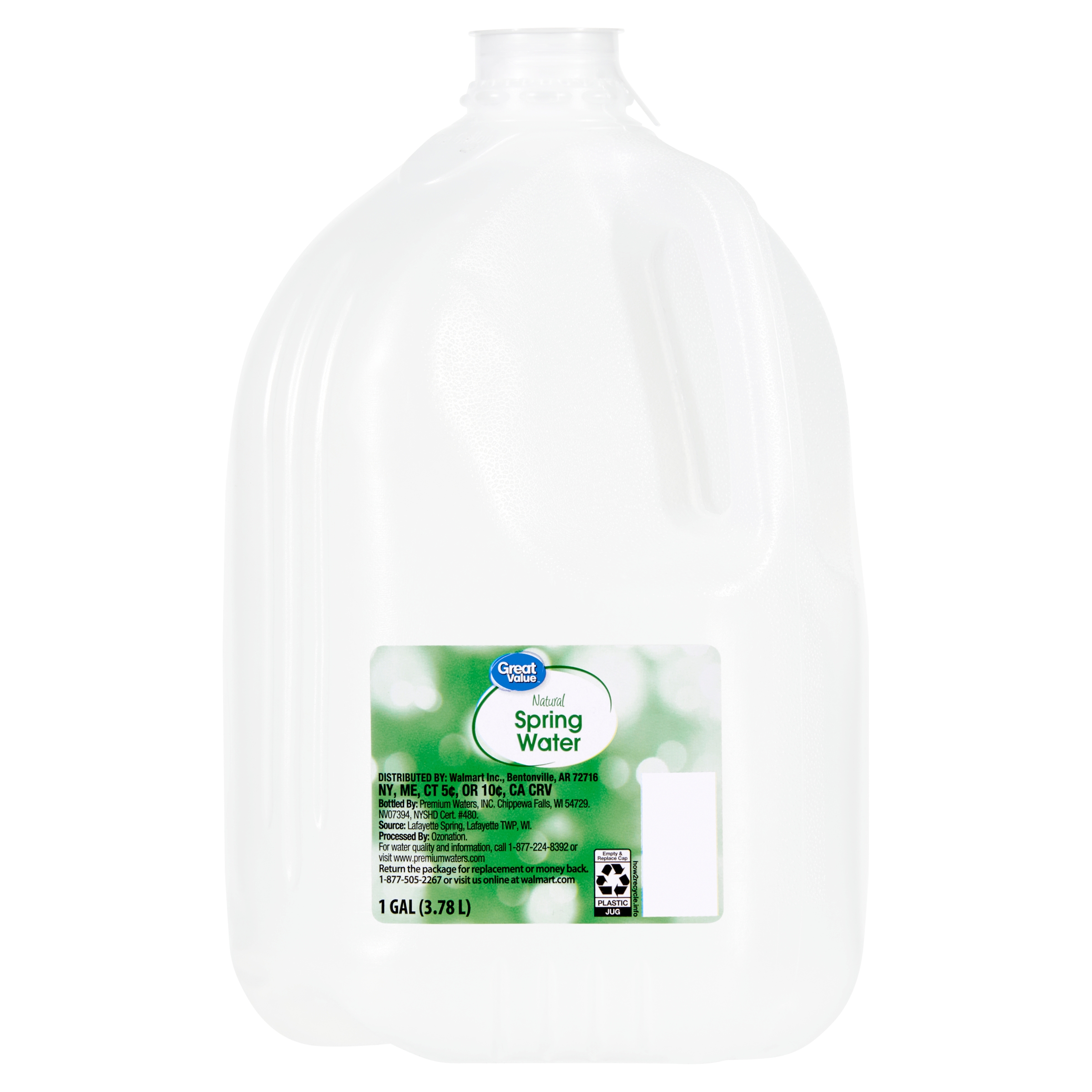 Great Value Spring Water, 1 Gallon - image 1 of 7