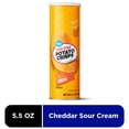 thumbnail image 1 of Great Value Stack Attack Cheddar Cheese Potato Crisps, 5.5 oz, 1 of 8