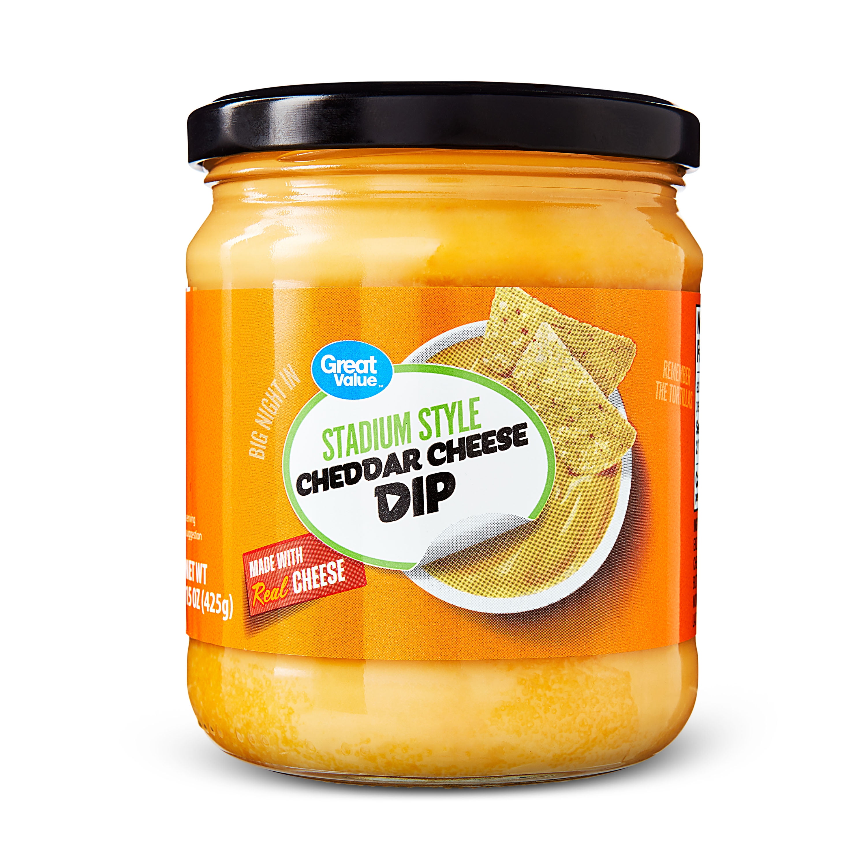 Great Value Stadium Style Cheddar Cheese Dip, 15 oz