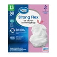 Great Value Strong Flex 13Gallon Drawstring Tall Kitchen Trash Bags