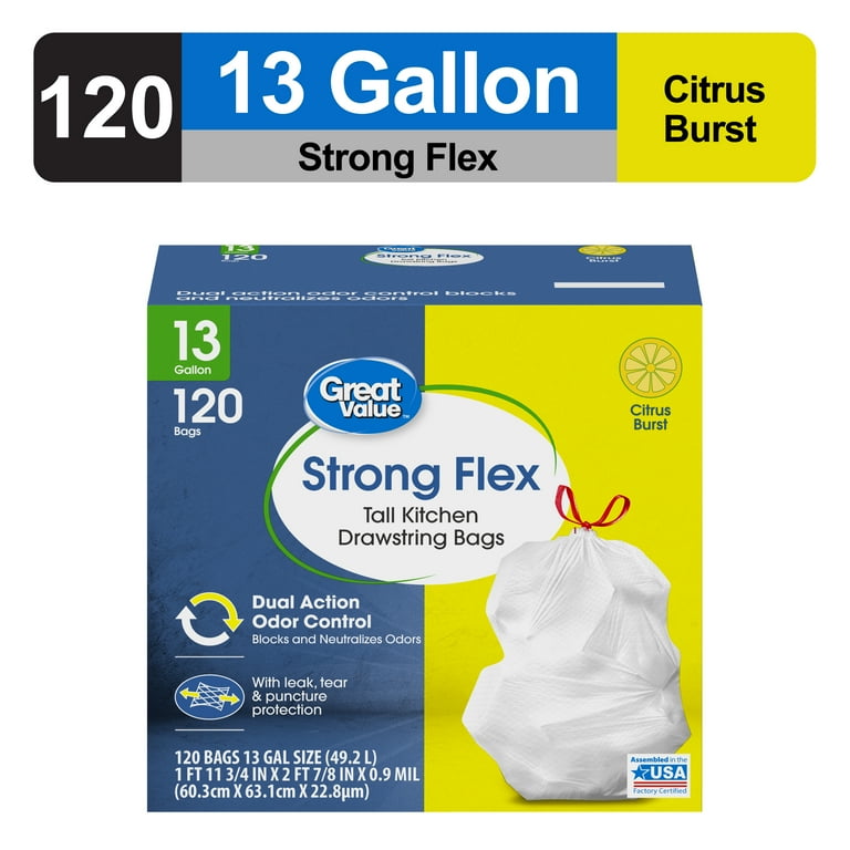 Walmart trash bags discount