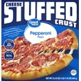 thumbnail image 1 of Great Value Stuffed Crust Pepperoni Pizza, Tomato Basil Garlic Sauce, 23.45 oz (Frozen), 1 of 12