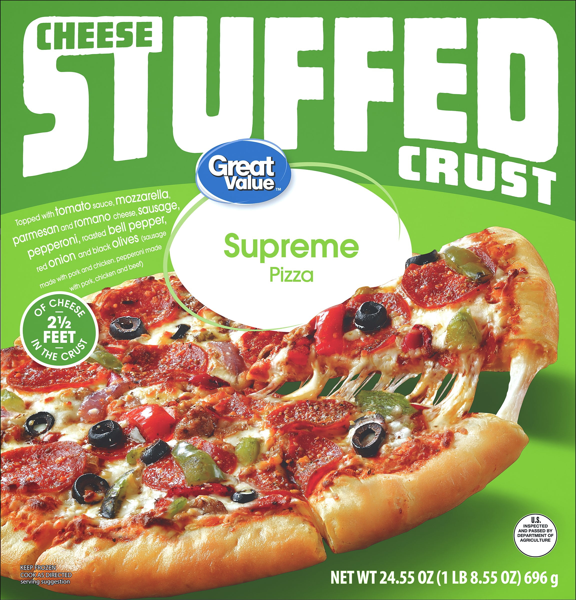 Cheese Stuffed Crust Supreme Pizza