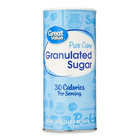 Great Value Sugar Cannister, 20 oz