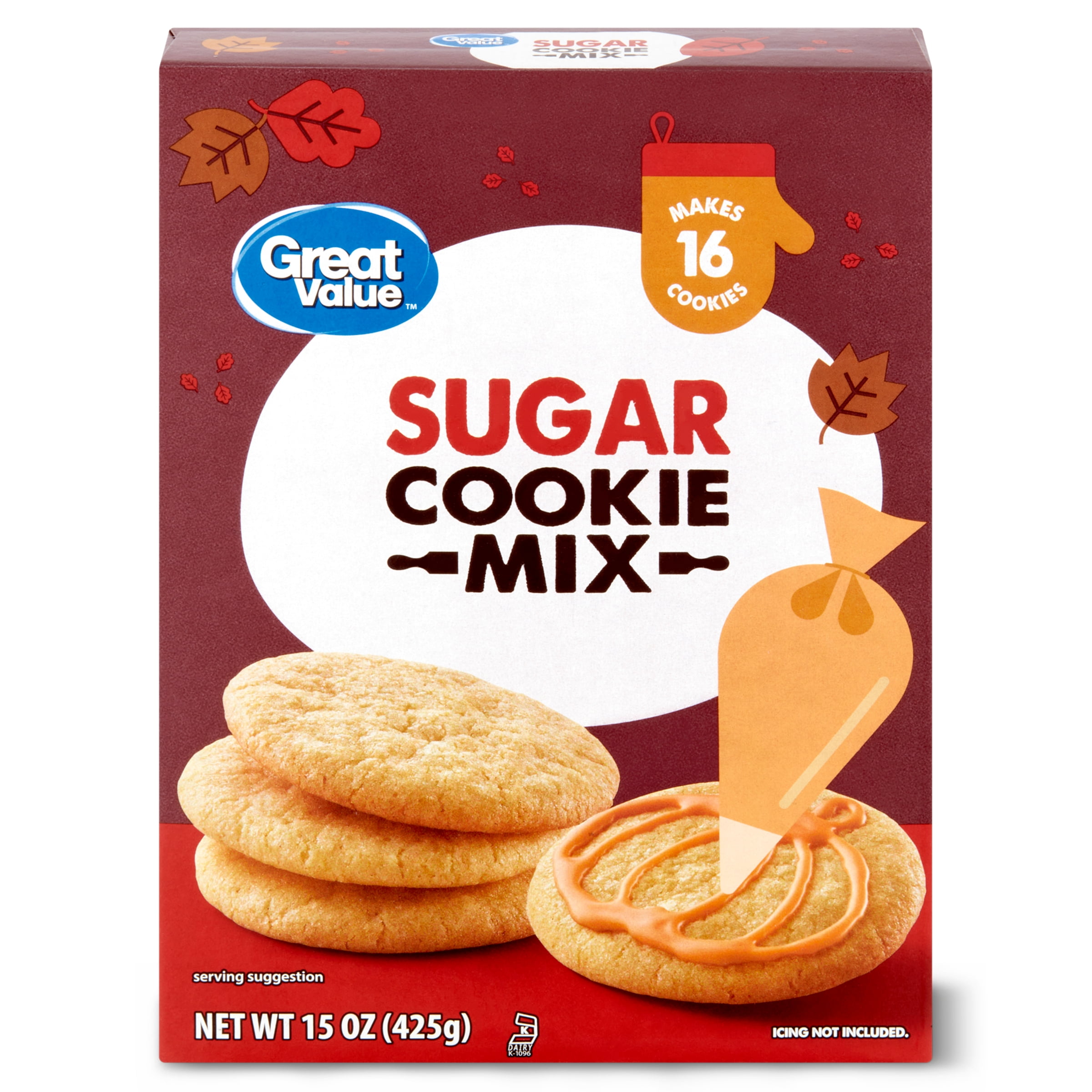 Great Value Sugar Cookie Mix, 15 oz Box