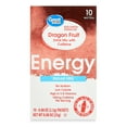 Great Value SugarFree Dragon Fruit Energy Drink Mix, 0.08 oz, 10 Ct