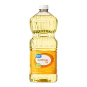 Great Value Sunflower Oil, Heart Healthy, High Smoke Point, 48 fl oz Bottle