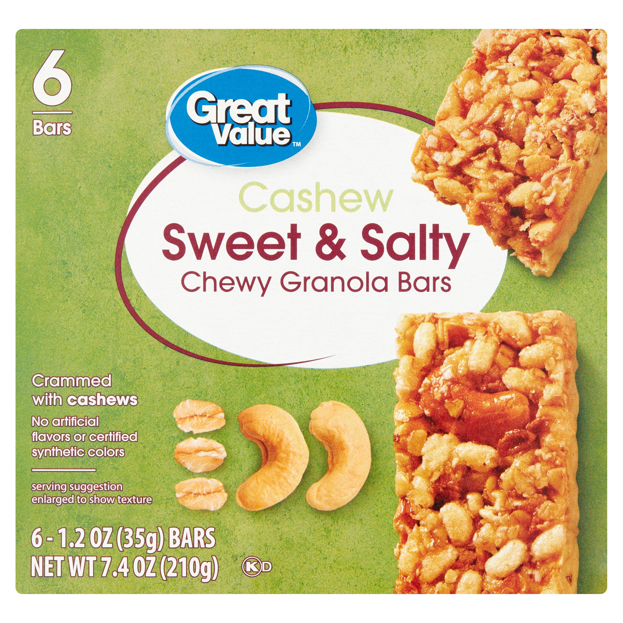 https://i5.walmartimages.com/seo/Great-Value-Sweet-Salty-Chewy-Cashew-Granola-Bars-7-4-oz-6-Count_85d35f03-b36f-4a8e-a3b0-a4ba7a5ba20d.af81e6dc55ae61c73bb6d37867cf6a55.jpeg