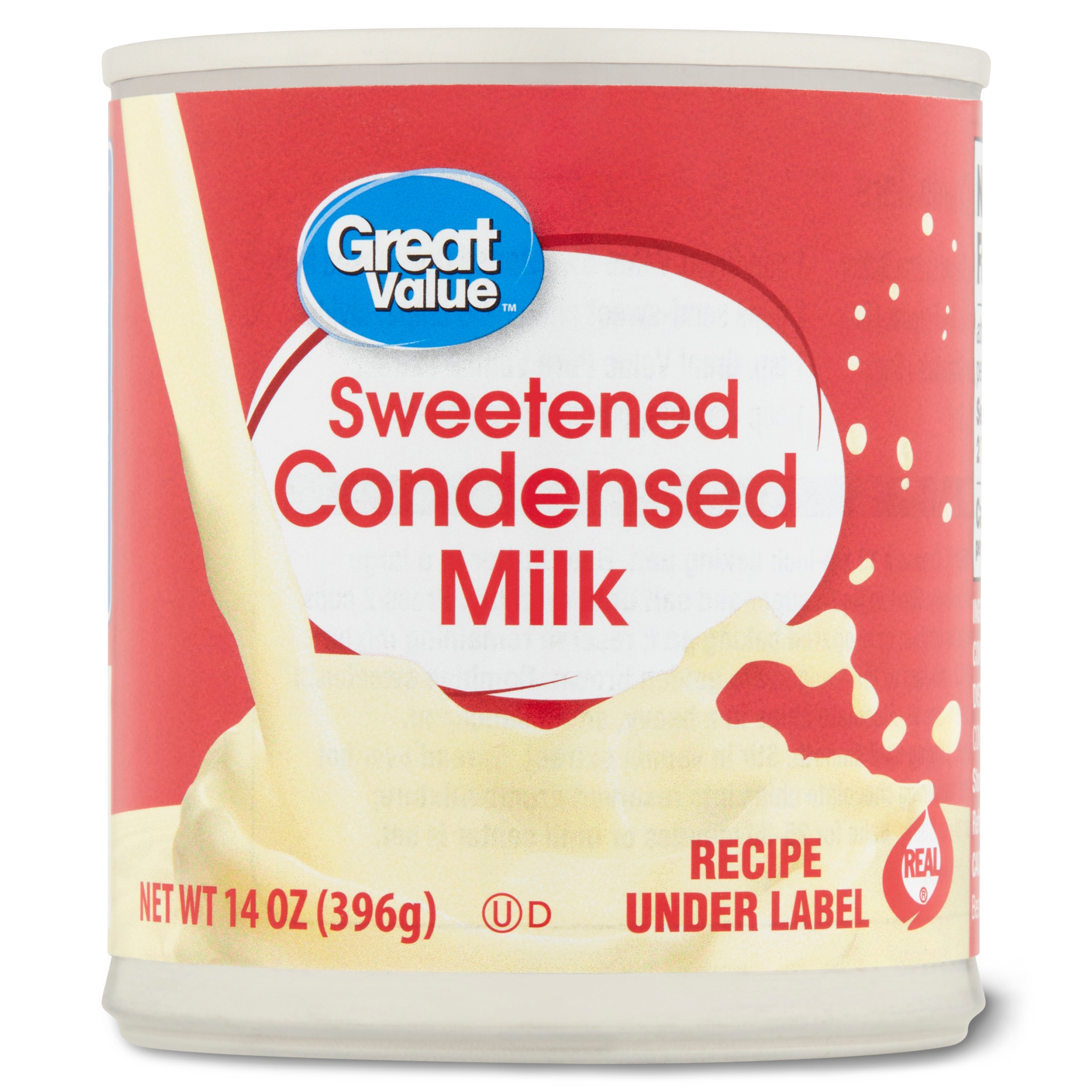 Great Value Sweetened Condensed Milk 14 oz. - image 1 of 7