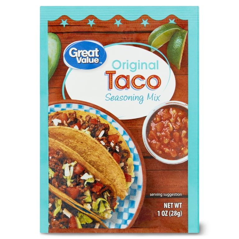 tacoさん専用 Great Value Taco Seasoning Mix Original 1 oz for Tacos, Dip, Chips