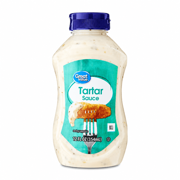 Great Value Tartar Sauce, 12 fl oz