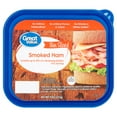 thumbnail image 1 of Great Value Thin Sliced Smoked Ham Lunchmeat, 9 oz, Plastic Tub, 1 of 8