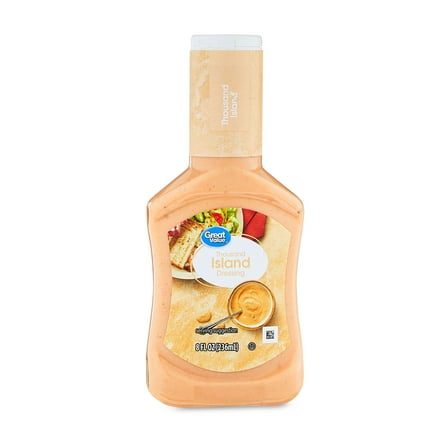 Great Value Thousand Island Dressing, 8 fl oz Bottle