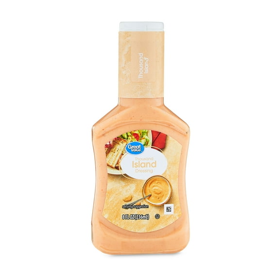 Great Value Thousand Island Dressing, 8 fl oz Bottle