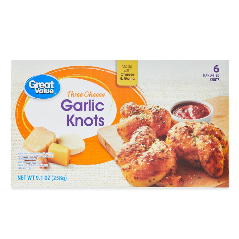 Great Value Garlic Knots, Oz, Count (Frozen)