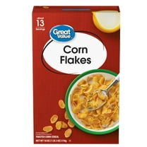 Great Value Toasted Corn Flakes Breakfast Cereal, 18 oz