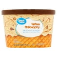 Great Value Toffee Philosophy Ice Cream, 48 oz