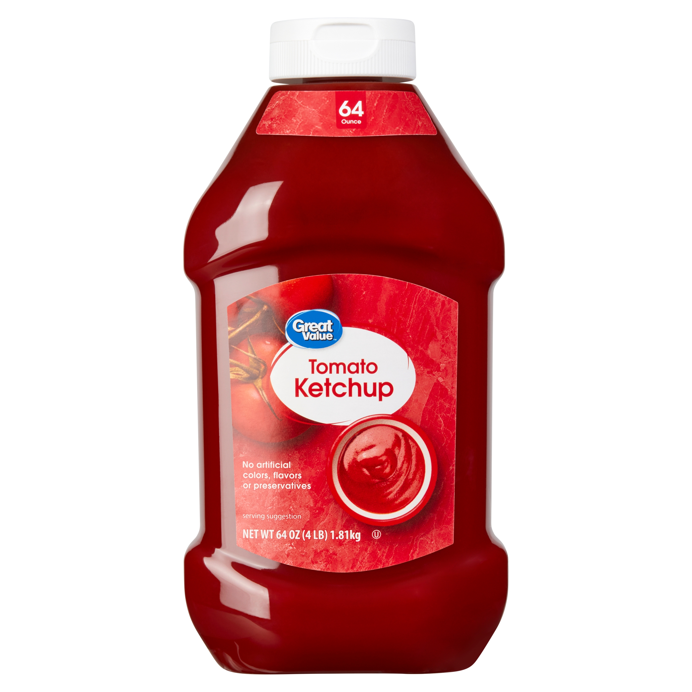 Great Value Tomato Ketchup, 64 oz - image 1 of 7