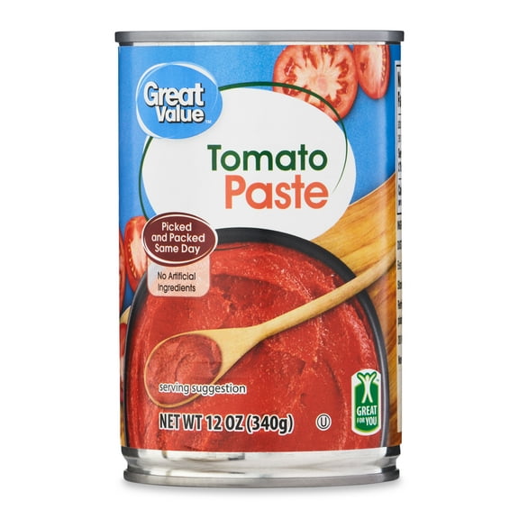 Great Value Tomato Paste, 12 oz