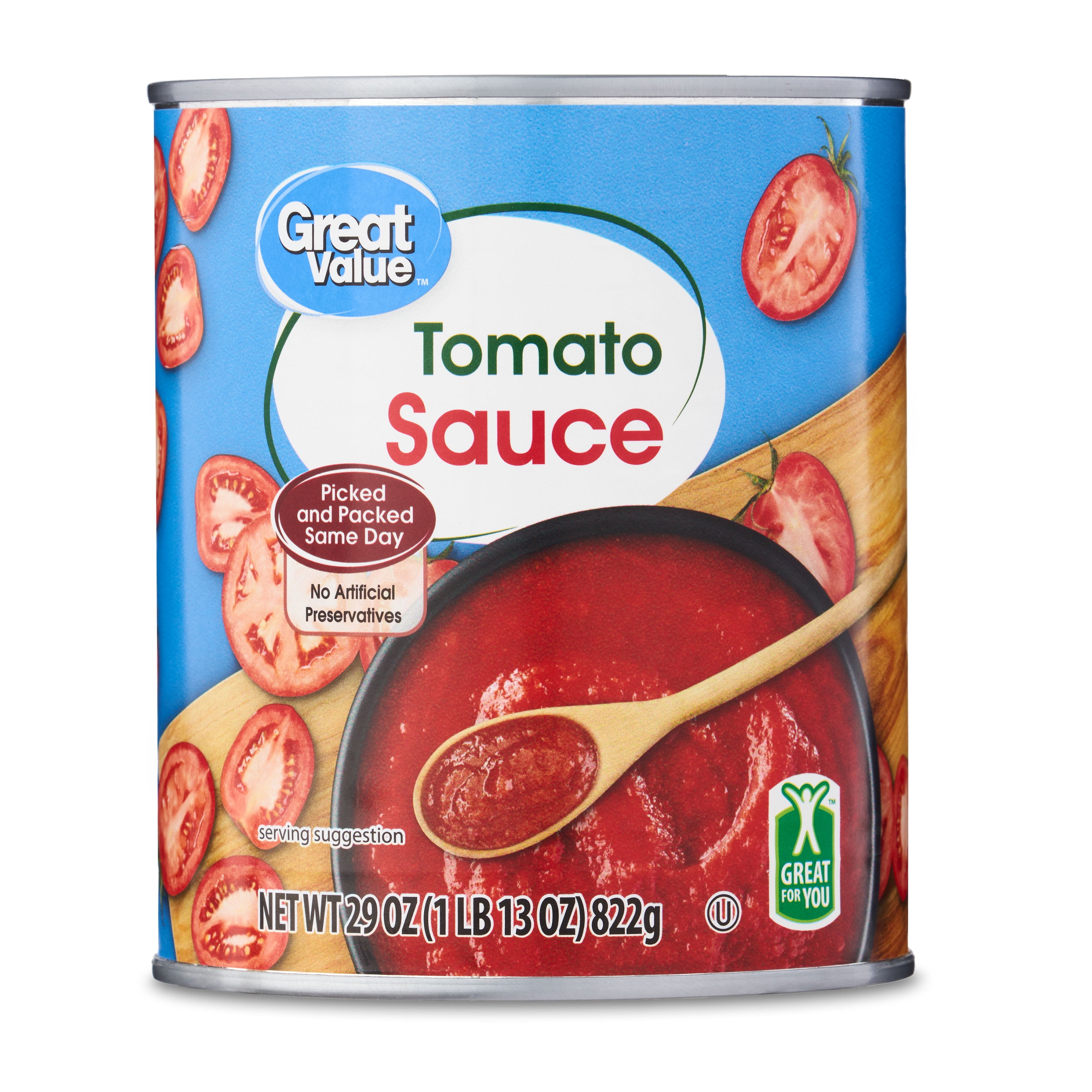 (6 pack) Great Value Tomato Sauce, 29 oz
