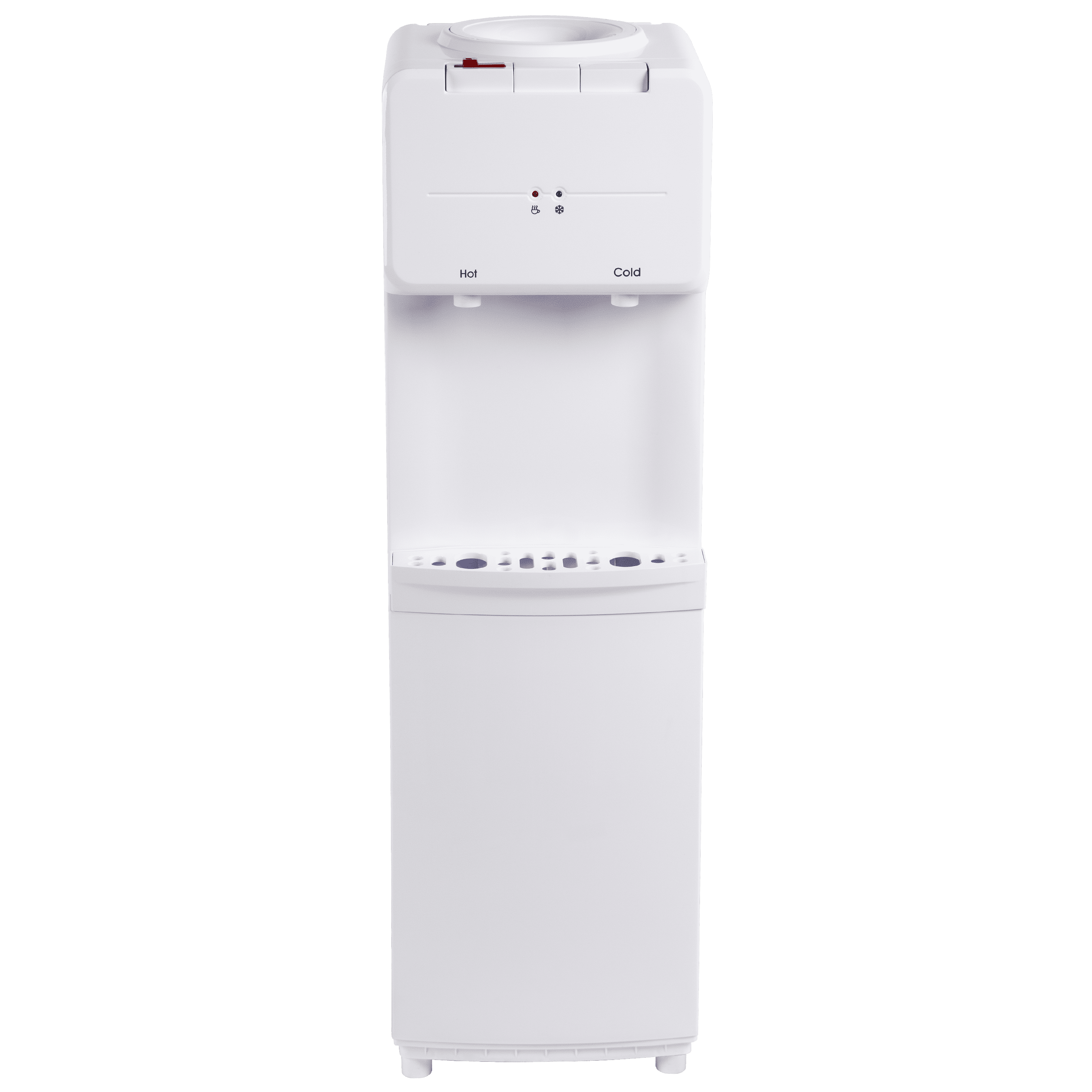 Great Value Top Loading Hot/Cold Temperature Water Dispenser, White Water Cooler