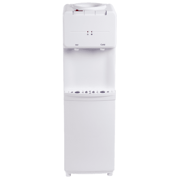 Great Value Top Loading Hot/Cold Temperature Water Dispenser, White Water Cooler