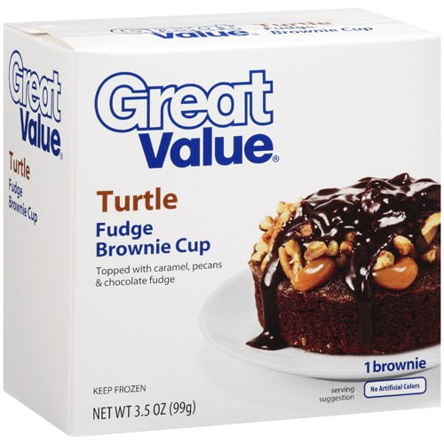 Great Value Turtle Brownie Cup