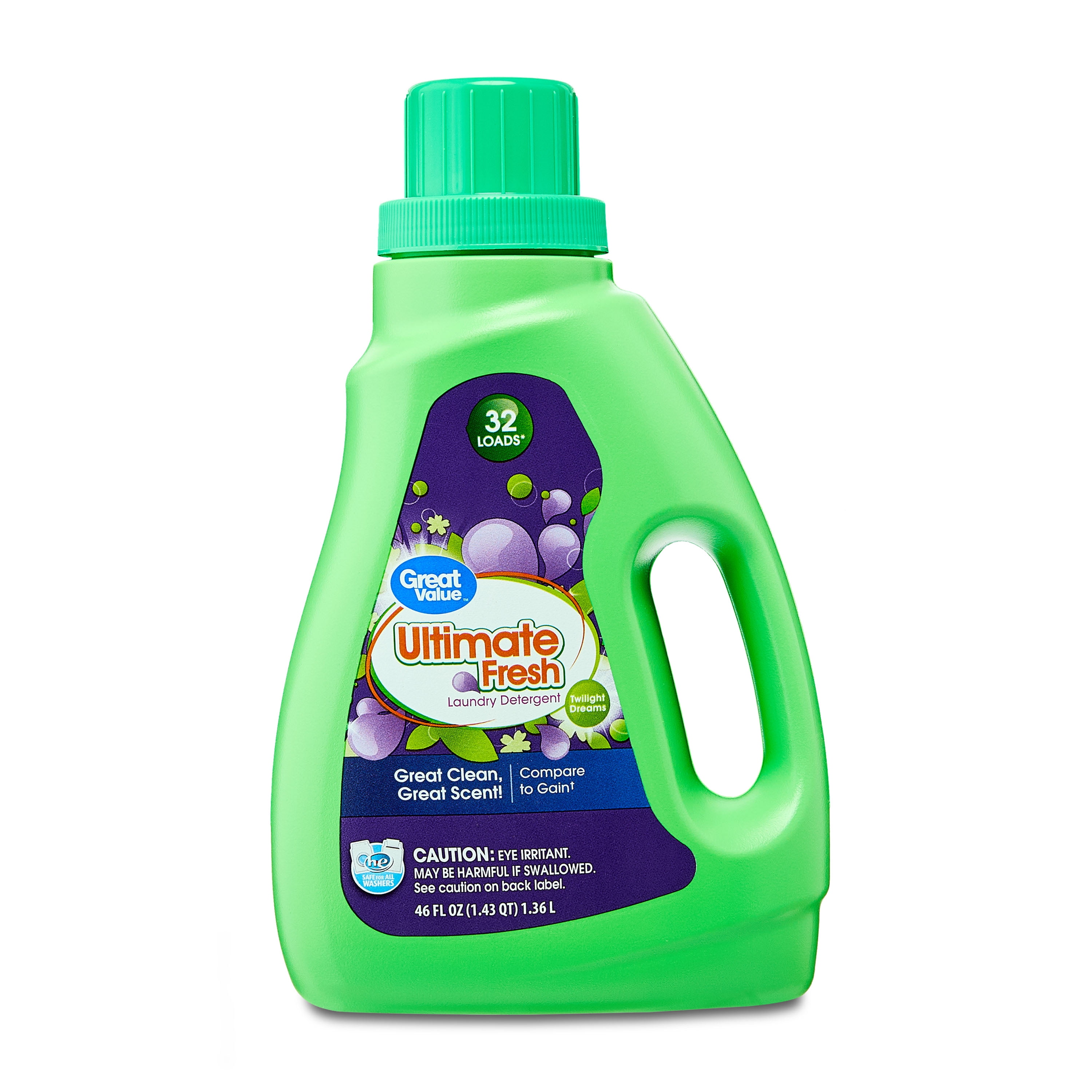 Great Value Ultimate Fresh Twilight Dreams Laundry Detergent 46oz, 32 Loads